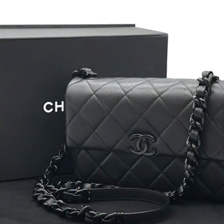 楽天市場】【中古】CHANEL シャネル マトラッセ フラップ チェーン  