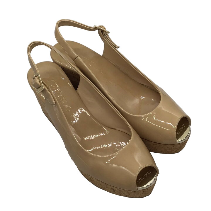 楽天市場】【中古】JIMMY CHOO ジミーチュウ オープントゥ サンダル 