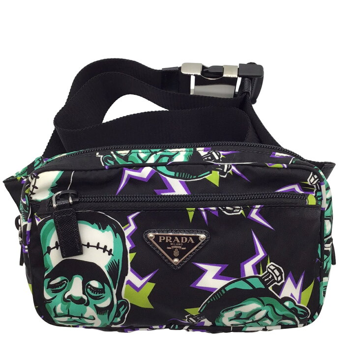 楽天市場】【中古】PRADA プラダ ウエストポーチ ボディバッグ  