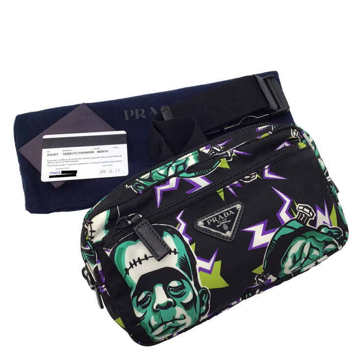 楽天市場】【中古】PRADA プラダ ウエストポーチ ボディバッグ 