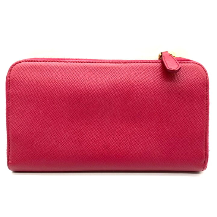 楽天市場】【中古】PRADA プラダ ラウンドファスナー長財布 