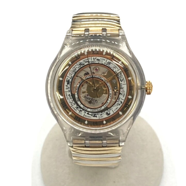 楽天市場】【中古】SWATCH スウォッチ 自動巻き 腕時計 スケルトン 12 