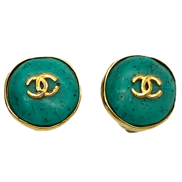 楽天市場】【中古】CHANEL シャネル イヤリング ヴィンテージ ゴールド  
