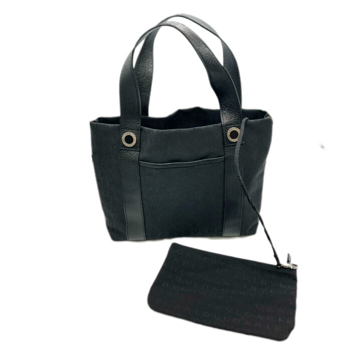 楽天市場】【中古】BVLGAR ブルガリ トートバッグ ロゴマニア 