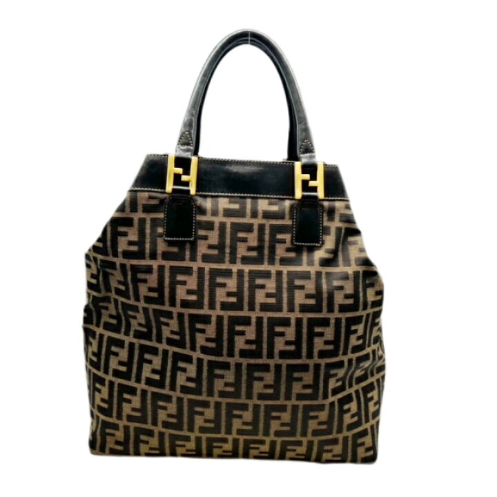 楽天市場】【中古】FENDI フェンディ トートバッグ ズッカ柄 15096 