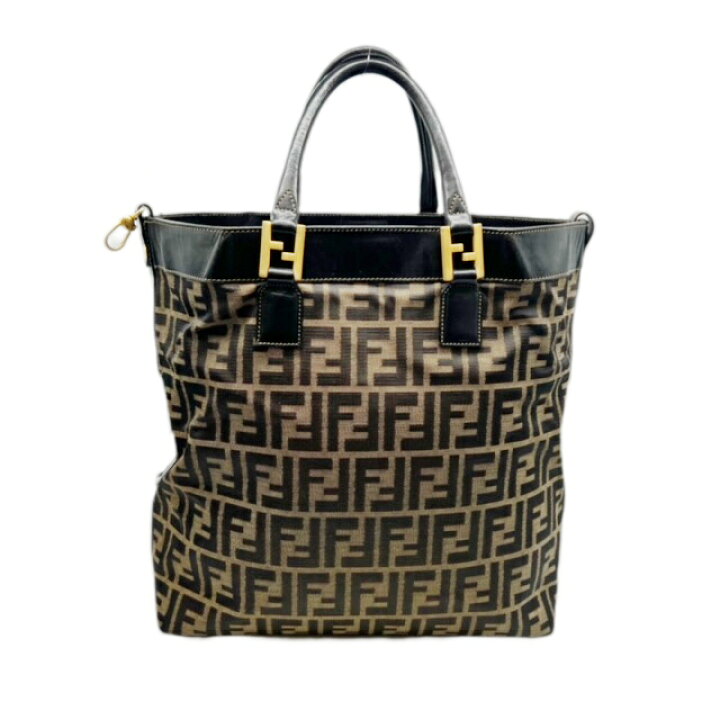 楽天市場】【中古】FENDI フェンディ トートバッグ ズッカ柄 