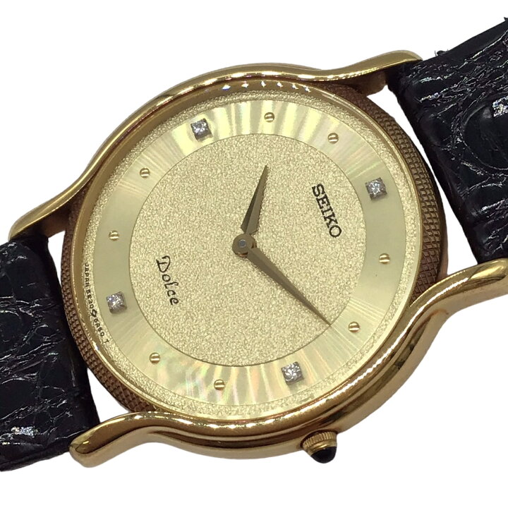 楽天市場】【中古】SEIKO セイコー DOLCE ドルチェ 18KT 750 クオーツ