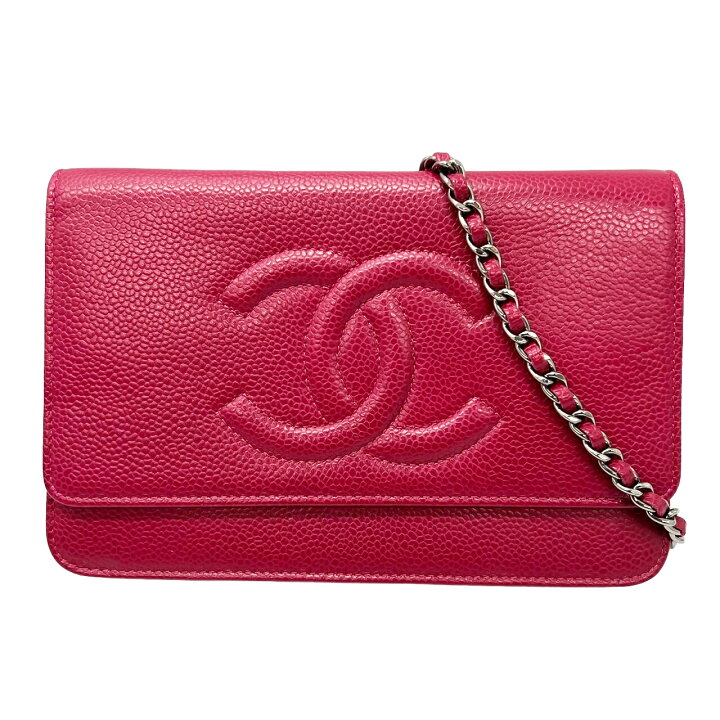 楽天市場】【中古】CHANEL シャネル チェーンウォレット 斜め  