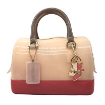 SALE フルラFURLA キャンディバッグ透明クリアクロコレア 