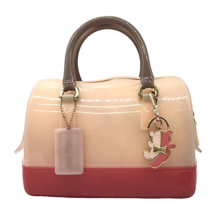 楽天市場】【中古】FURLA フルラ キャンディ ミニボストン PVC 塩化  