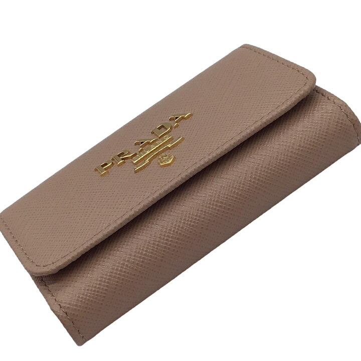 楽天市場】【未使用品】PRADA プラダ 4連キーケース キーリング付き  