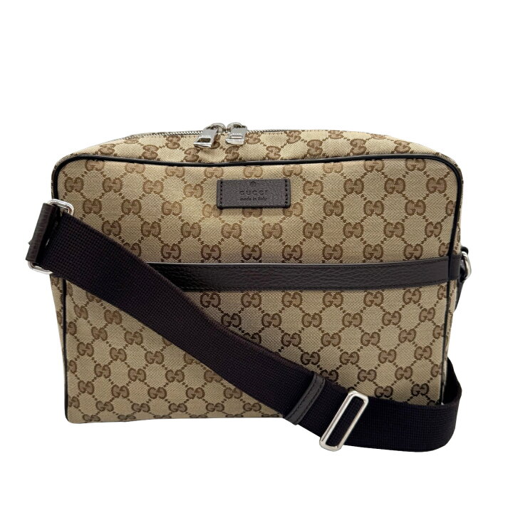 楽天市場】【中古】GUCCI グッチ ショルダーバッグ GGキャンバス 