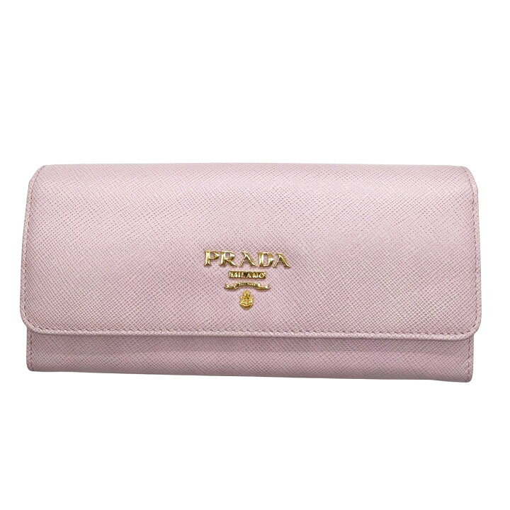 楽天市場】【中古】PRADA プラダ 長財布 サフィアーノ ピンク 