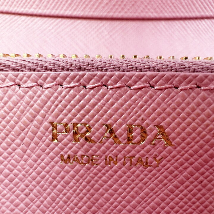 楽天市場】【中古】PRADA プラダ 長財布 サフィアーノ ピンク 