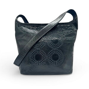 極美品】COACH コーチ ボディバッグ レザー ブラック 黒 ワン 