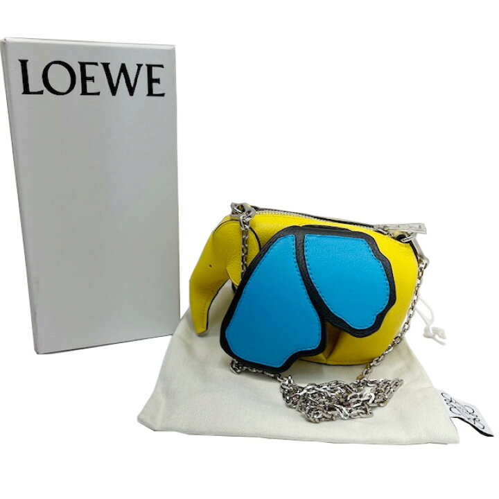 楽天市場】【未使用品】LOEWE ロエベ エレファント ウィング ポーチ  