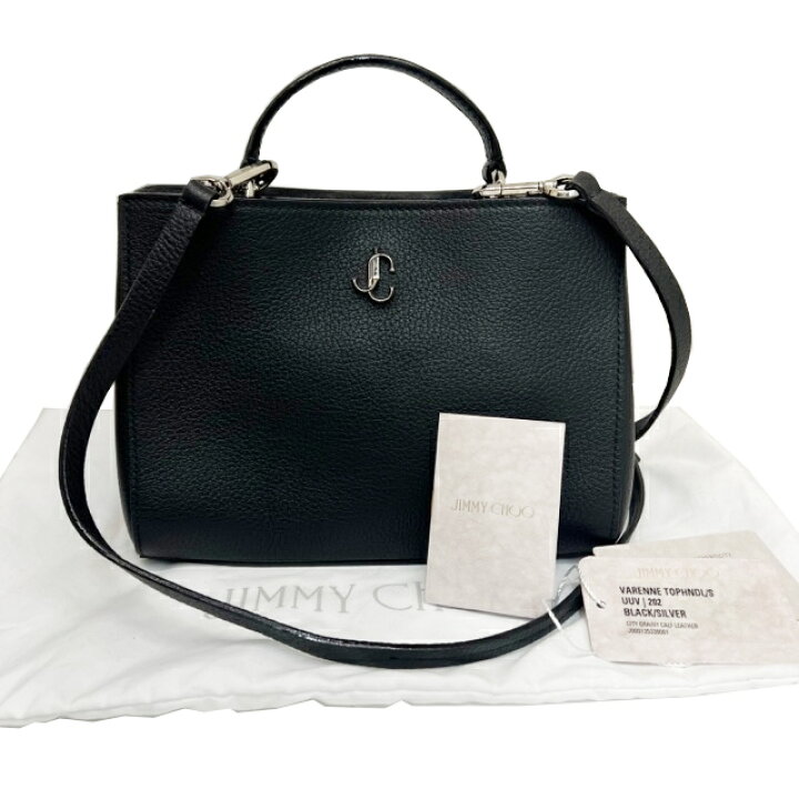 楽天市場】【中古】ジミーチュウ JIMMY CHOO VARENNE TOP HANDLE S 