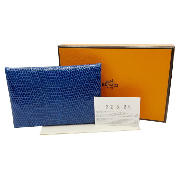楽天市場】【新品】HERMES エルメス カルヴィ リザード カードケース 