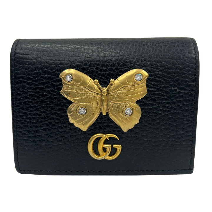 楽天市場】【中古】GUCCI グッチ バタフライ ミニウォレット GG  