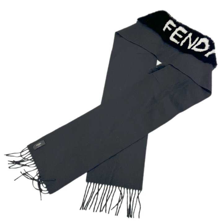 楽天市場】【中古】FENDI フェンディ ラビット ファー マフラー  