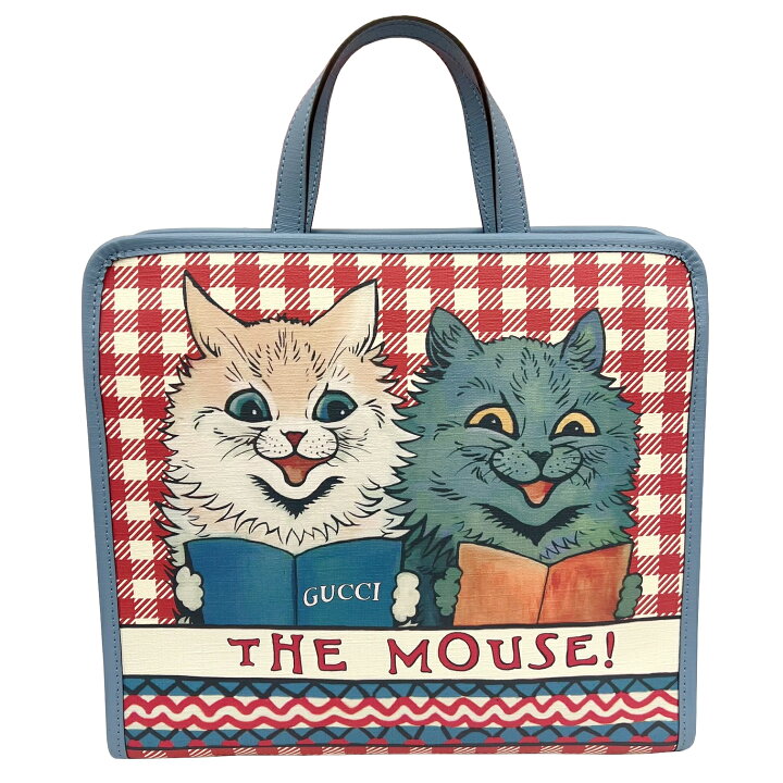 楽天市場】【中古】GUCCI グッチ キャットプリント トートバッグ  
