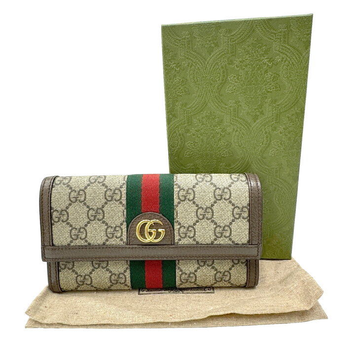 楽天市場】【中古】GUCCI グッチ オフィディア GG コンチネンタル  