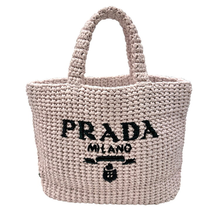 楽天市場】【中古】プラダ PRADA スモール クロシェ トートバッグ 