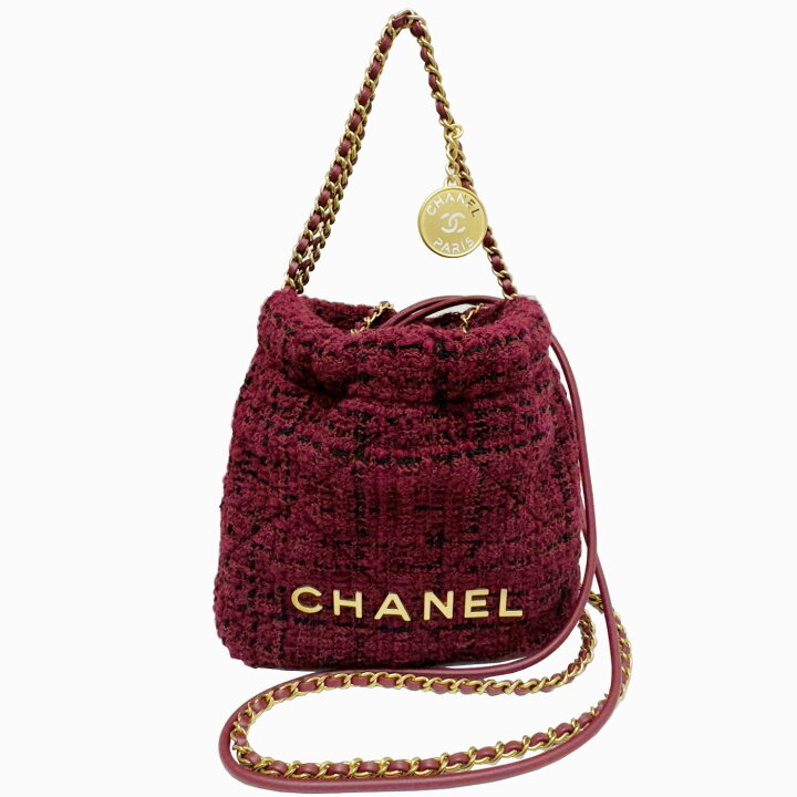 楽天市場】【新品同様】シャネル CHANEL 22 ミニ ココマーク ツイード 