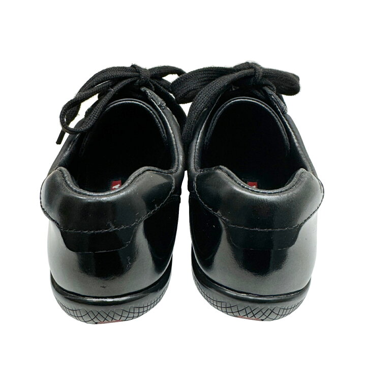楽天市場】【中古】PRADA プラダ スニーカー ロゴ ナイロン レザー 