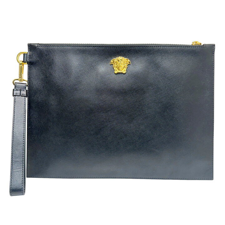 楽天市場】【中古】VERSACE ヴェルサーチ メデューサ クラッチバッグ  