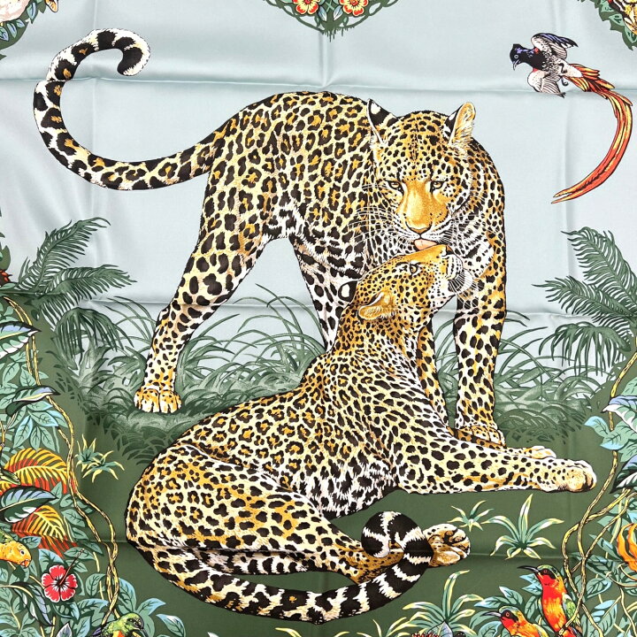 楽天市場】【新品】HERMES エルメス カレ90 ジャングル・ラブ スカーフ  