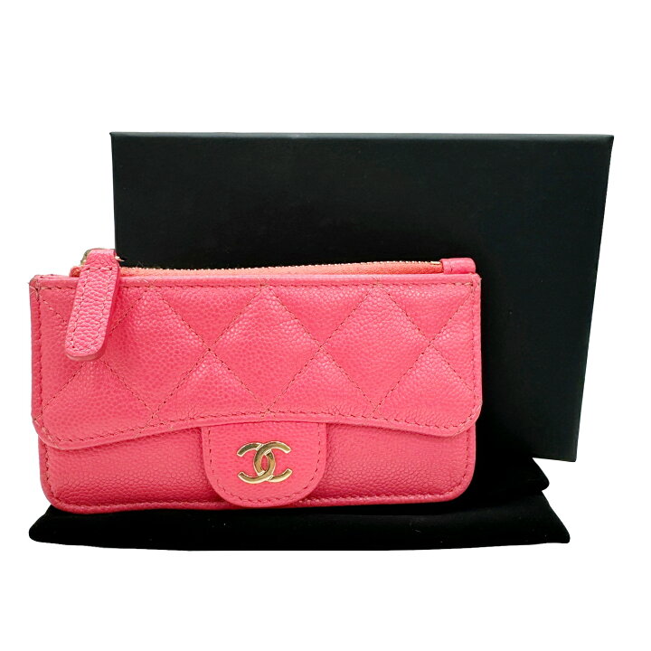 楽天市場】【中古】CHANEL シャネル マトラッセ コインケース カード 