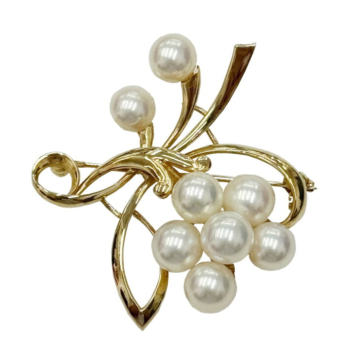 楽天市場】【中古】MIKIMOTO ミキモト 御木本 アコヤパール ブローチ 