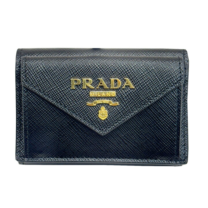 楽天市場】【新品】PRADA プラダ 3つ折り財布 1MH021 サフィアーノ  