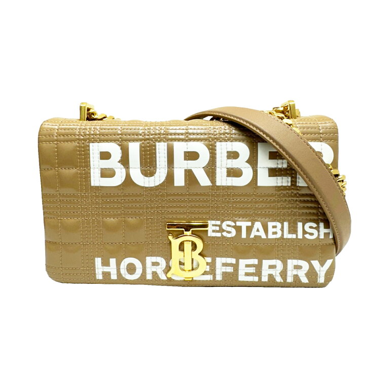 楽天市場】【中古】BURBERRY バーバリー TB キルティング スモール 