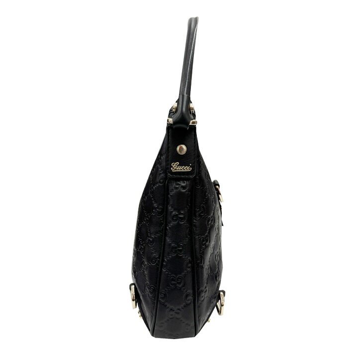 楽天市場】【中古】GUCCI グッチ アビー 130738 レザー ブラック 