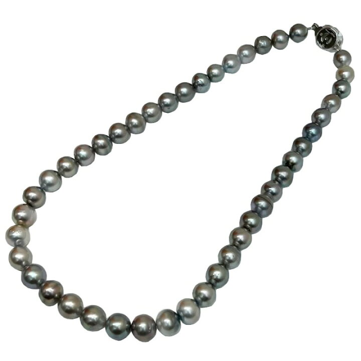 TASAKI 黒蝶真珠 ネックレス 約8.2-10.5mm タサキ 田崎真珠 黒蝶真珠 