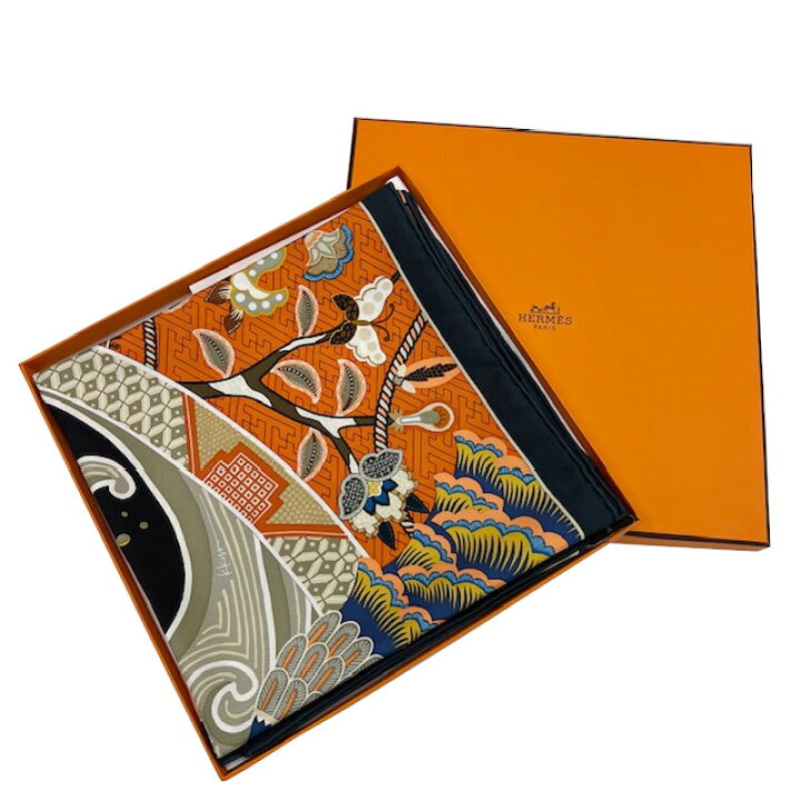 楽天市場】【新品】HERMES エルメス カレ 90 デュオ・コスミック 