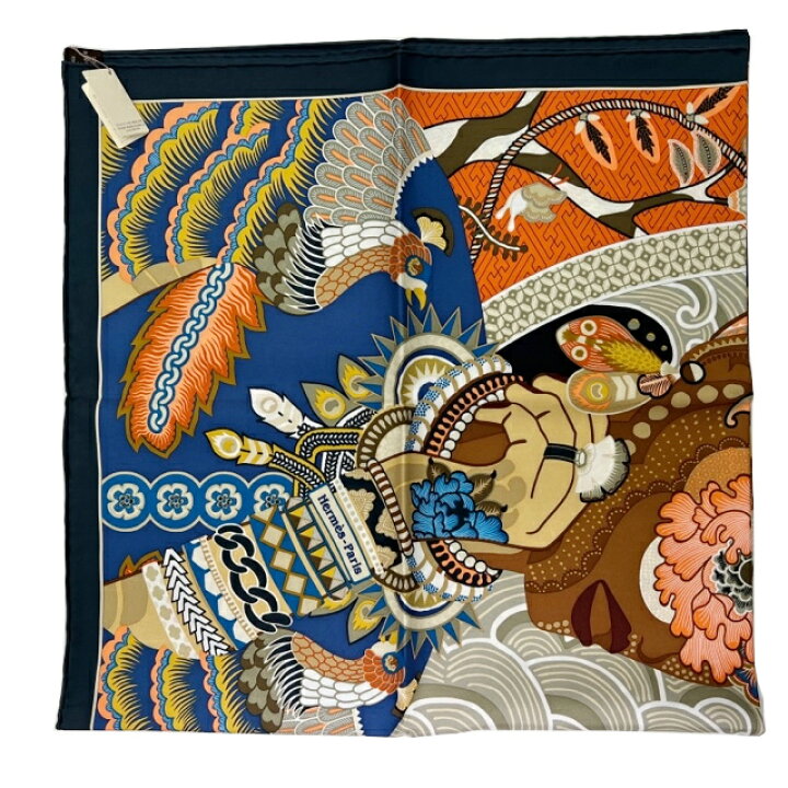楽天市場】【新品】HERMES エルメス カレ 90 デュオ・コスミック 
