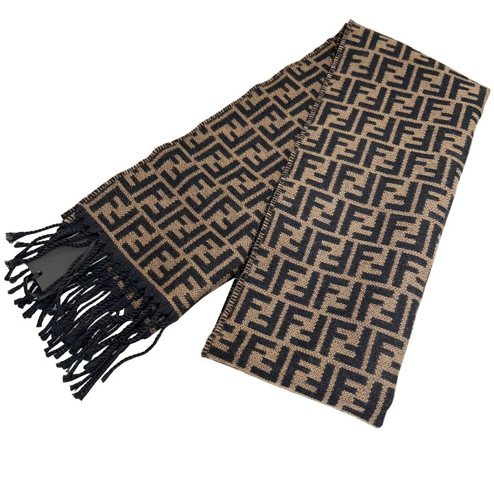 楽天市場】【中古】FENDI リバーシブルマフラー フェンディ  