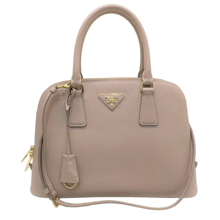 楽天市場】【中古】PRADA プラダ ロゴ サフィアーノ レザー 2WAY  
