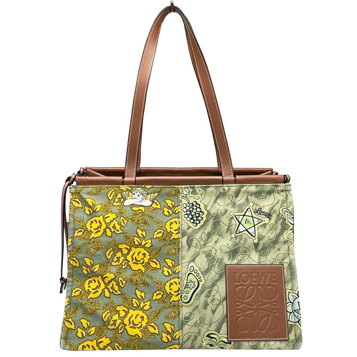 楽天市場】【中古】ロエベ LOEWE クッション トート Paula 