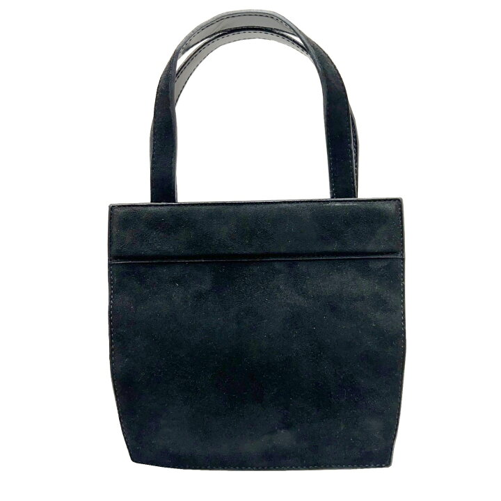 楽天市場】【中古】GUCCI グッチ ミニハンドバッグ スエードレザー 黒 