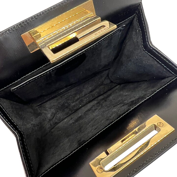 楽天市場】【中古】GUCCI グッチ ミニハンドバッグ スエードレザー 黒 
