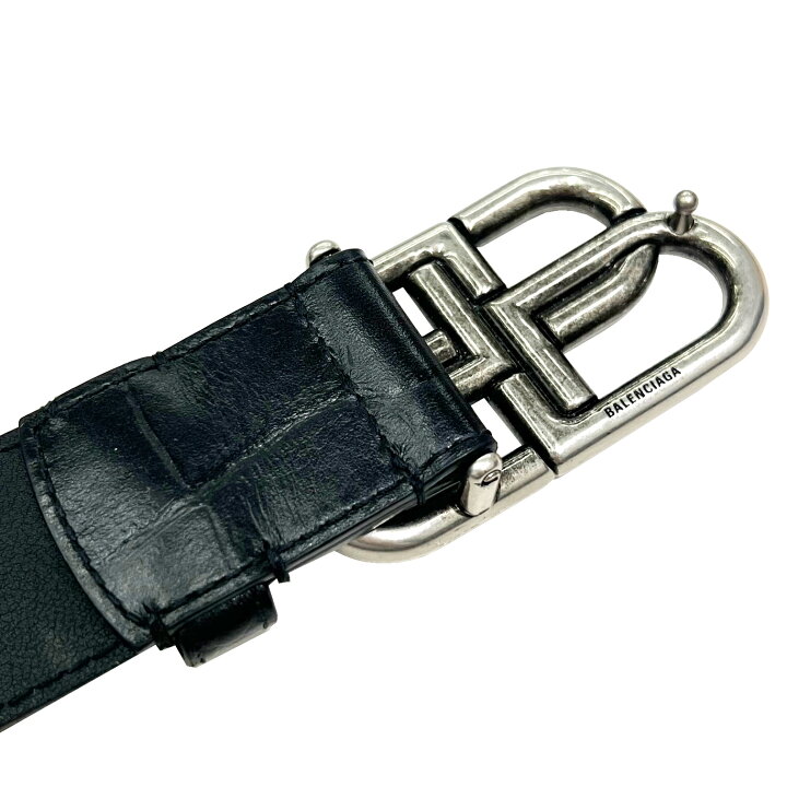 楽天市場】【中古】BALENCIAGA バレンシアガ 570370 ベルト BBロゴ  