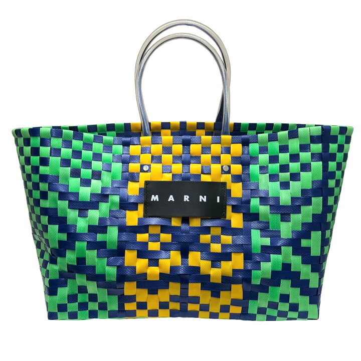 楽天市場】【中古】MARNI マルニ MARKET マーケット トートバッグ カゴ 