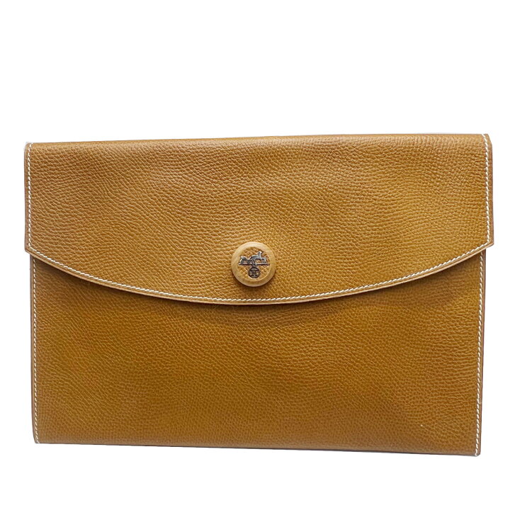 楽天市場】【中古】HERMES エルメス ポシェット リオ ウッド  