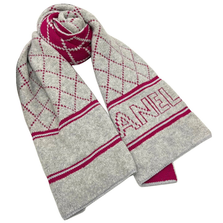 楽天市場】【未使用品】シャネル CHANEL マフラー カシミヤ ウール  