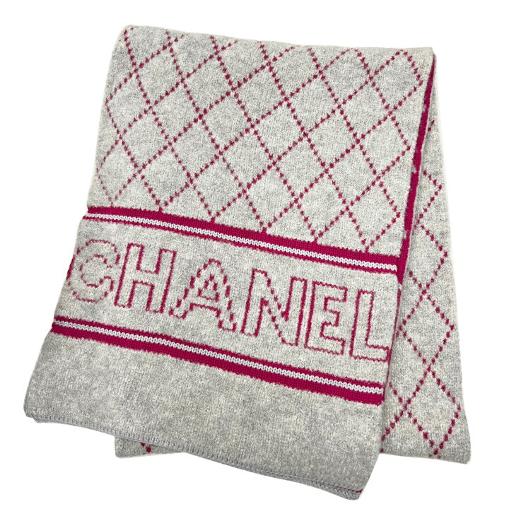 楽天市場】【未使用品】シャネル CHANEL マフラー カシミヤ ウール  