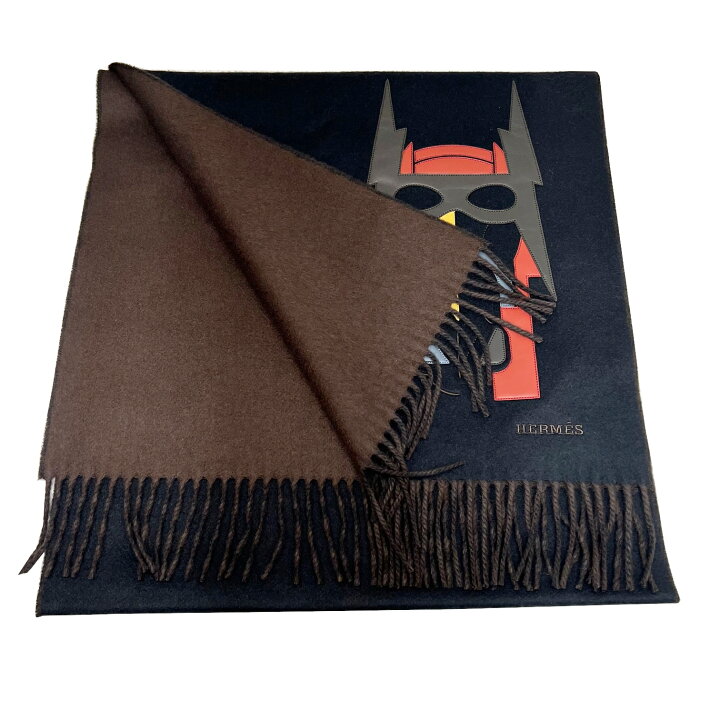 楽天市場】【新品】HERMES エルメス カシミア マフラー レザー 